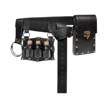 Imagem de Acessórios De Fantasia Medieval Renascentista: Bolsa De Couro Para Cin