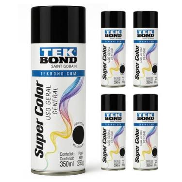 Imagem de 40 Tinta Aerossol Preto Fosco Tekbond