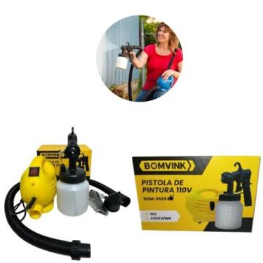 Imagem de Pistola De Pintura 800ml Melhor Escolha Para Pintura Rápida - GBGSTORE
