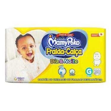 Imagem de MamyPoko Dia&Noite Calça 30 unidades Tamanho G