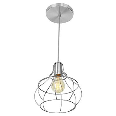 Imagem de Lustre Pendente Luminária Aladim Aramado Cromado