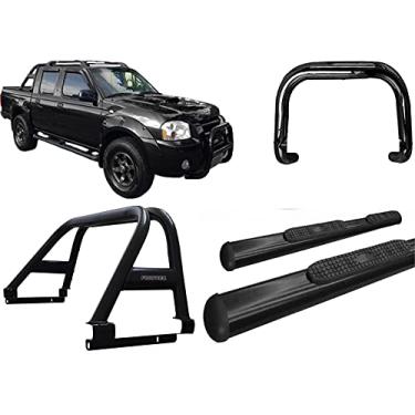 Imagem de KIT QUEBRA MATO+SANTO ANTONIO+ESTRIBO FONTIER ATÉ 2007 PRETO