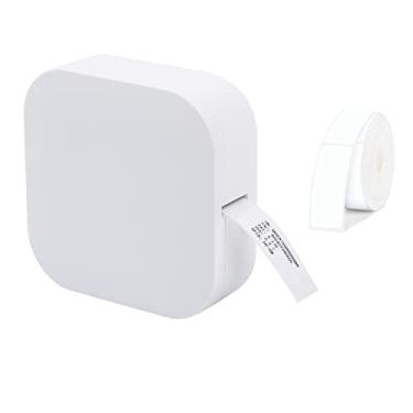 Imagem de KKcare Máquina de etiquetadora q30 mini impressora de etiquetas térmica de bolso tudo em um bt conectar etiqueta adesiva diy diário data estudo etiqueta máquina de rotulagem com 1 pc rolo de etiqueta compatível com ios android para
