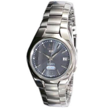 Imagem de SEIKO 5 Relógio masculino com mostrador cinza automático SNK621, Cinza, Moderno
