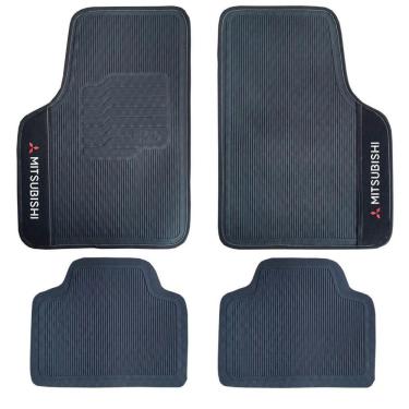 Imagem de Tapete Borracha Mitsubishi Asx Outlander Lancer Bordado