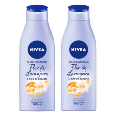 Imagem de Kit Creme Hidratante Corporal Nívea Flor De Laranjeira e Óleo de Abacate 200ml - 2 Unid...