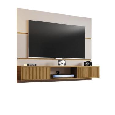 Imagem de Painel Âmbar Bechara Off W Cinamomo Ripado TV 65 2075547 Sala