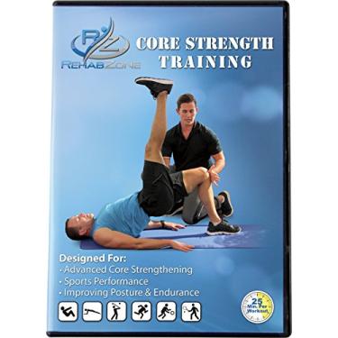 Imagem de RehabZone Core programa de treinamento de força: Programa de exercícios em casa projetado para construir um núcleo mais forte para desempenho esportivo e uma vida melhor