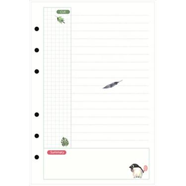 Imagem de Caderno de Folhas Avulsas Business A5 Linha de Recarga para Artesanato Índice de Pasta Espiral em Branco Página Interna Papelaria, Cornell, A6