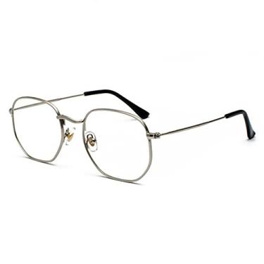 Imagem de Óculos de Sol Masculino Feminino Quadrado Polígono Óculos de Sol Designer Retro Tons Armação de Metal Óculos UV400 de sol hombre,12,China