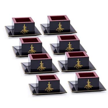 Imagem de Kit Com 8 Copos Sake Massu Saque Ideograma Japonês 65Ml