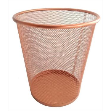 Imagem de Cesto Lixeira Rose Gold 10L