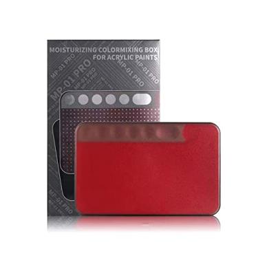 Imagem de MOOKEENONE Moisturizing Color Tray Palette for Water-Based Acrylic Paints for Modeler