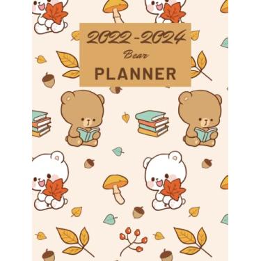Imagem de 2022-2024 Bear Planner: The Bear Design with 3 years plans and 24 months Hardcover
