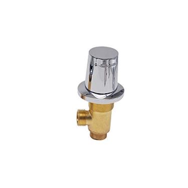 Imagem de Torneira misturadora com interruptores de banheira, válvula de mistura de água fria e quente, latão dividido para massagem, torneira, torneira, controle de temperatura de 2 ou 3 vias, cabo triplo, núcleo de válvula de cerâmica