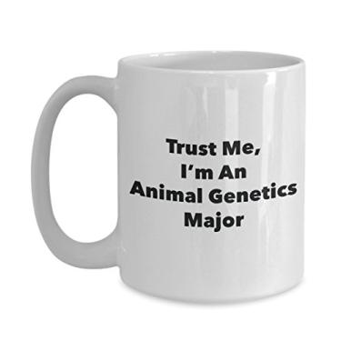 Imagem de Caneca Trust Me, I'm An Animal Genetics Major - Caneca de café divertida - Lindas ideias de presentes de formatura para amigos e colegas de classe