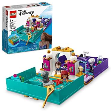 Imagem de LEGO Disney The Little Mermaid Story Book 43213 Conjunto divertido com Ariel, Príncipe Eric e Ursula, brinquedo princesa da Disney, para crianças e fãs a partir de 5 anos
