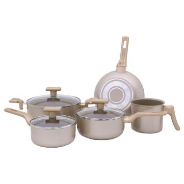Imagem de Jogo De Panelas 5 Peças Sartin Cook Mimo Style Antiaderente Cerâmica