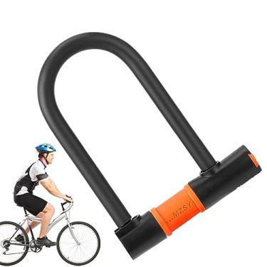 Imagem de bicicleta em U, liga aço liga bicicleta | Trava em U para ciclismo multiuso para bicicletas estrada, bicicletas dobráveis e mountain bikes Pologmase
