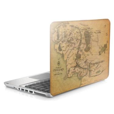 Imagem de Skin Adesivo Protetor Para Notebook 15 Wide Terra Média Senhor Dos Ané