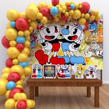Imagem de Kit Decoração Festa de Aniversário Infantil Cuphead