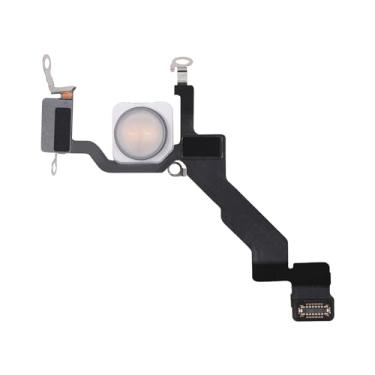 Imagem de Risidamoy Cabo flexível de substituição de luz flash para iPhone 13 Pro Max Repair Flashlight Part Fix Silent Switch com suporte de metal pré-instalado 13Promax para A2641, A2643, A2644, A2645, A2484.
