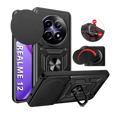 Imagem de Capa Capinha Armor Anti Impacto Ring Luxo Para Realme 12 (Tela 6.72) + Anel Giratorio + Proteção De Câmera - Proteção Militar