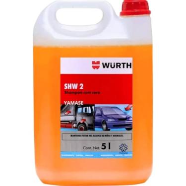 Imagem de Shampoo com Cera Wurth Para Lavar Carro Moto Shw2 5L