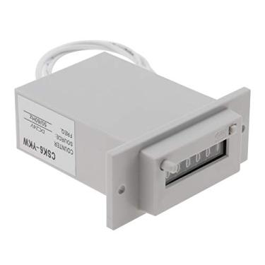 Imagem de CSK6-YKW Contador de Pulso Eletromagnético de 6 Dígitos AC110V AC220V DC24V Contador Confiável de 6 Dígitos para Fontes de Alimentação AC DC (plástico 2)
