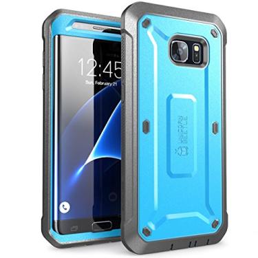 Imagem de Capa para Galaxy S7 Edge, SUPCASE coldre resistente de corpo inteiro sem protetor de tela para Samsung Galaxy S7 Edge (versão 2016), Unicorn Beetle Pro Series - Pacote de varejo (azul/preto)