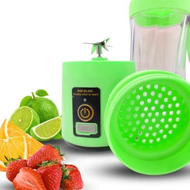 Imagem de Mini Liquidificador Portátil USB - Mixer - Kapbom, Verde, Bivolt