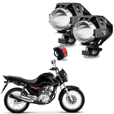 Imagem de Kit Led Farol Milha Moto Honda CG 150 START 2015 U5 - SeriesU