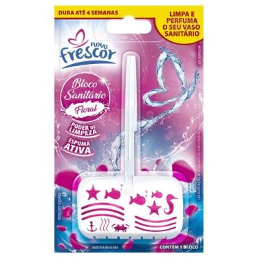 Imagem de Kit 3 Unidades Pastilha Bloco 30g Detergente COM SUPORTE Para Vaso San