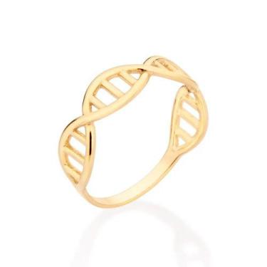 Imagem de Anel banhado ouro 3x 24k 18k e 22k feminino rommanel fino skinny cromo