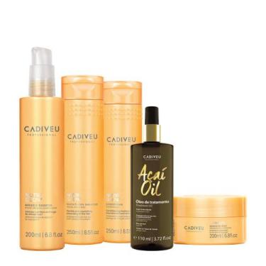 Imagem de Kit Cadiveu Professional Nutri Glow Shampoo Condicionador Máscara Pré-