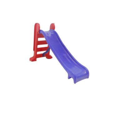 Imagem de Brinquedo Escorregador Médio Infantil 3 Degraus-Na cor Rampa Vermelha 