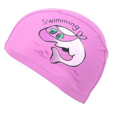 Imagem de Touca Natação Infantil Profissional Impermeável Menino/Menina - Poolsy