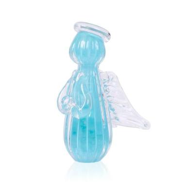 Imagem de Mini Anjo Uriel Murano Azul Bebê G  - Labone