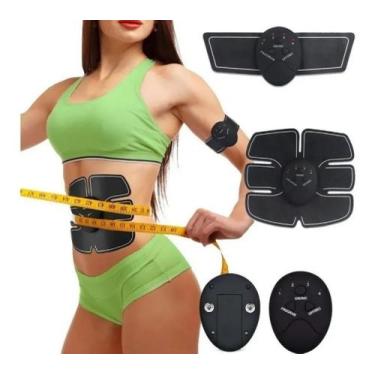 Imagem de Estimulador Abdominal Corpo Fit Exercício Saúde Emagreciment - EMS