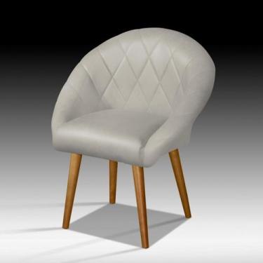 Imagem de Poltrona Decorativa Estofada material sintético PU BEA -Edicao Especia