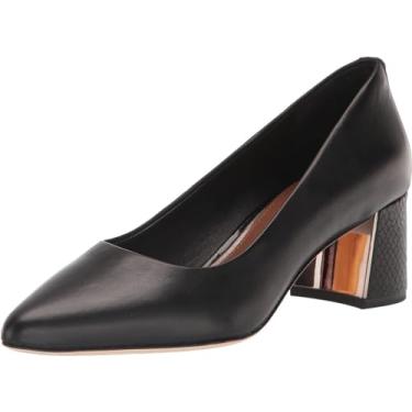 Imagem de Donald Pliner Sapatos femininos de salto bloco Suzette, escarpim feminino, salto grosso, salto de escritório, sapatos confortáveis, sapatos femininos, salto bloco, Estanho - Nylon, 36