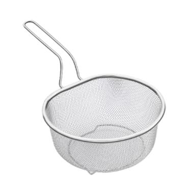 Imagem de Generic Malha de filtro para panela quente, peneira para macarrão, servir alimentos, cesta de macarrão, rede de fritura de aço inoxidável para macarrão, Malha Grossa de 21
