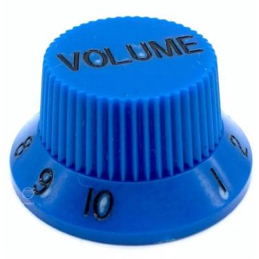 Imagem de Knob Plástico Volume guitarra strato PSV-V Azul Unid - SPIRIT