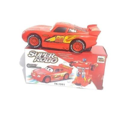 Imagem de TransformeBrinquedo Carrinho Super Robô Vermelho Tk-1591 - toys