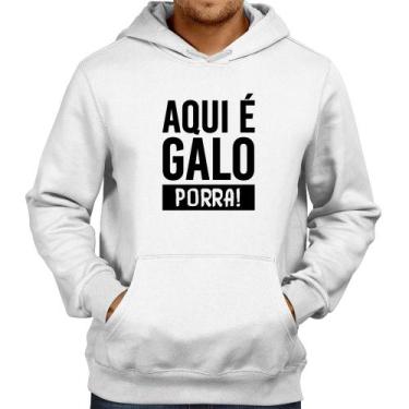 Imagem de Moletom Aqui é galo  - Foca na Moda, Branco, M