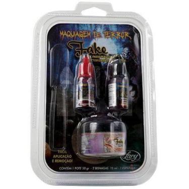 Imagem de Kit p/ maquiagem e caracterização de terror rostinho pintado cod: 7400