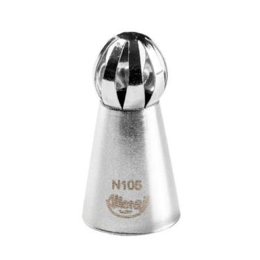 Imagem de Bicos Para Confeitar - Russo Esfera - Aço Inox - Nºn105  - 1 unidade -