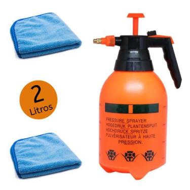 Imagem de Pulverizador Pressão Manual 2 Litros Lavagem Limpeza Produto - Samalar