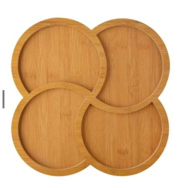 Imagem de Gamela Petisqueira MDF 30x26Cm Para Petiscos Como Churrasco Frios Comi