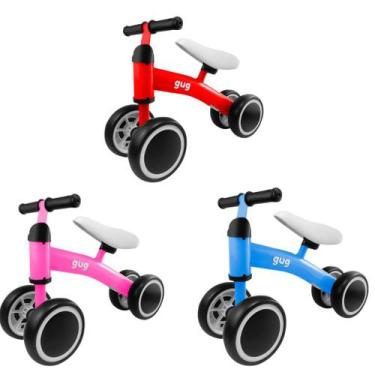 Imagem de Bicicleta Andador 4 Rodas De Equilíbrio Infantil Até 20Kg - 1267 - Imp